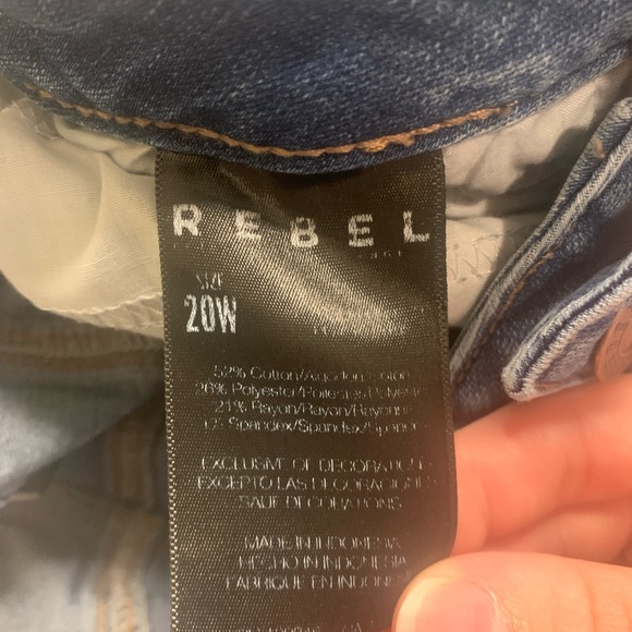 Rebel Wilson Jeans Rebel Wilson The Pin Up Skinny Jeans Size 2w